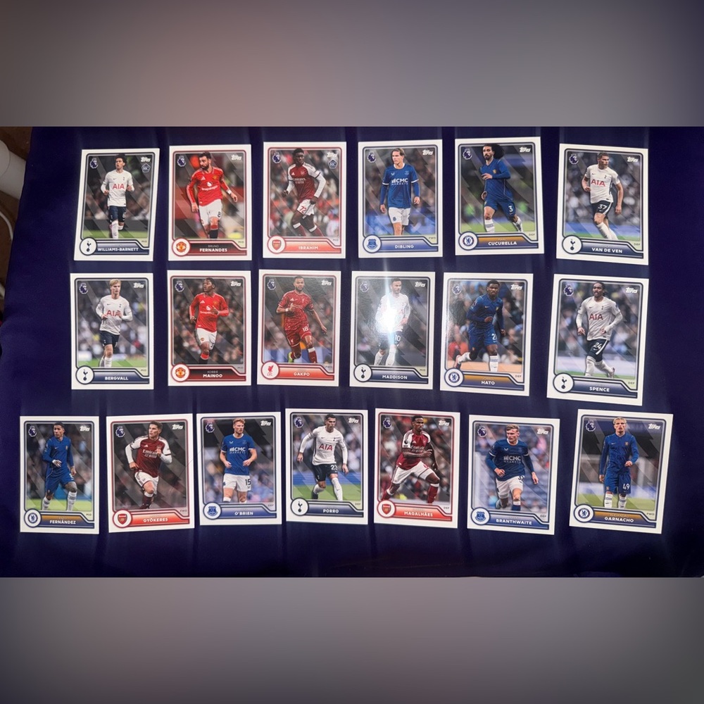 Premiere league soccer trading cards. Brand new